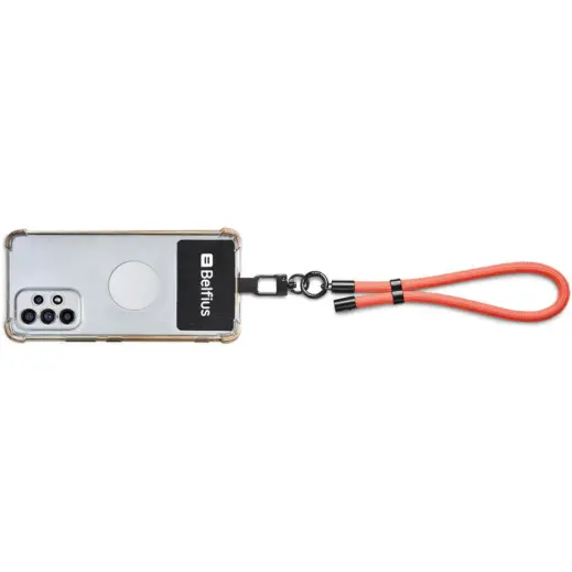 Altitude Fusion Crossbody & Wrist Phone Strap Set in Pouch - Wrist Phone Coral